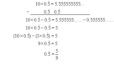 repeating decimal to fraction