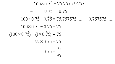 repeating decimal to fraction